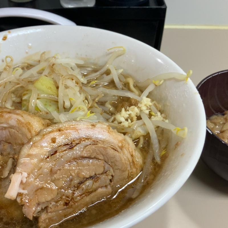 小ラーメンにんにく野菜脂マシマシ(夢を語れ 山梨)