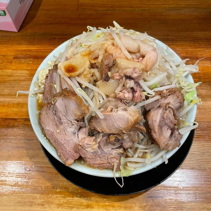チャーシュー(4枚)麺 並(ラーメン盛太郎 小川町店)