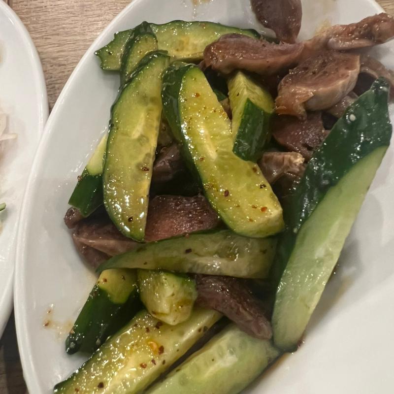 砂肝胡瓜(餃子や獅丸)