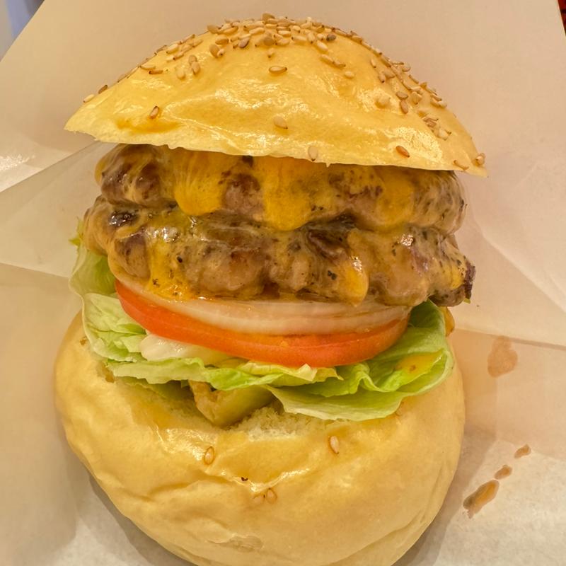 ダブルチーズバーガー(burger kitchen CHATTY CHATTY)
