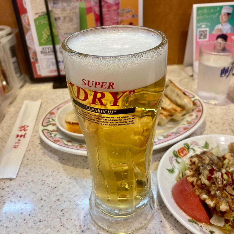 生ビール(餃子の王将 新小岩ルミエール店)