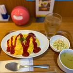 ふわとろチーズインオムライスランチセット(陽だまり食堂 )