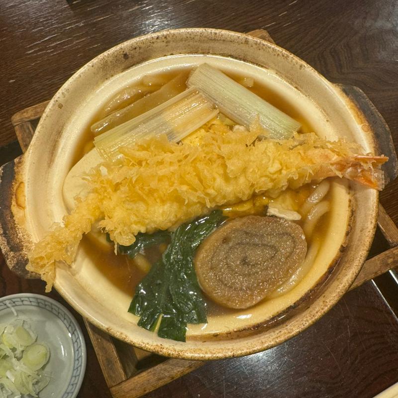 特製鍋焼きうどん(虎ノ門 大坂屋 砂場)