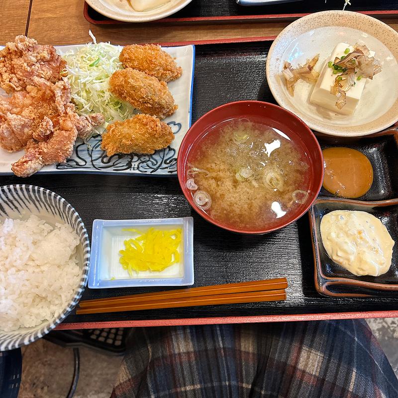 はねがき定食(大衆酒場 HANEGAKI)