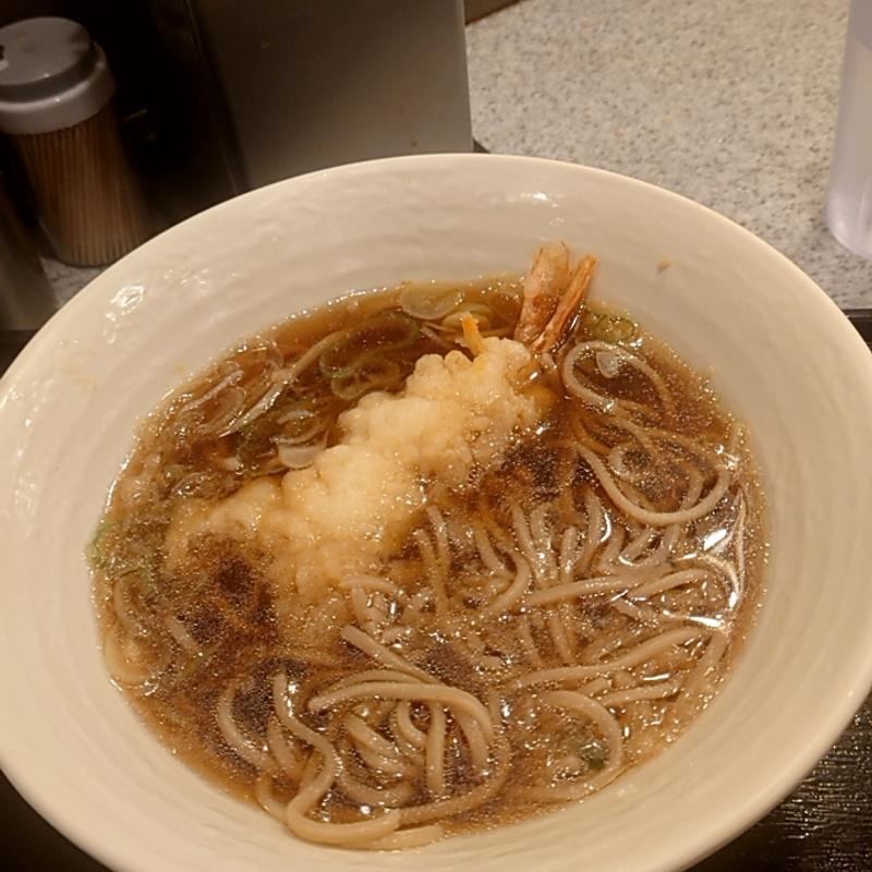 海老天そば(そば処 かめや 新橋店)