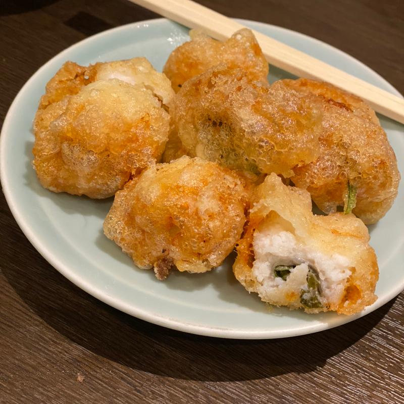 鱧の梅肉揚げ(川治)