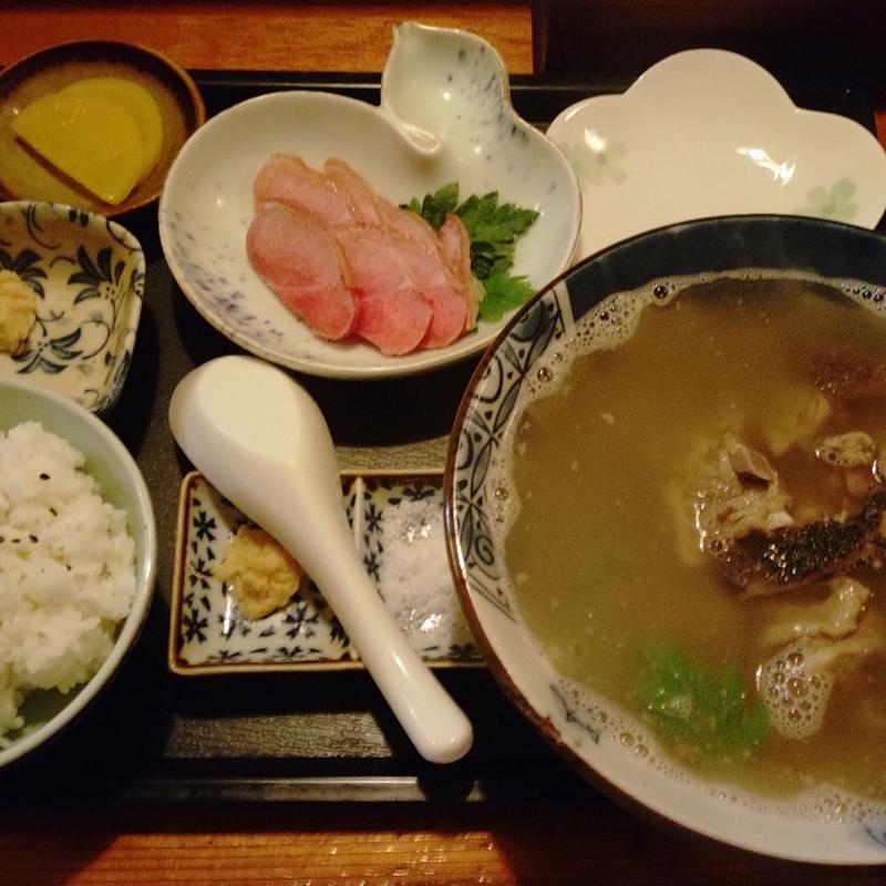 山羊汁定食(山羊料理ひろ)