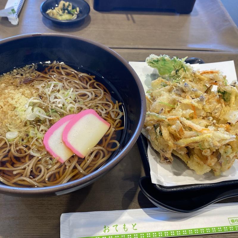 かき揚げそば(閖上マリンキッチン)