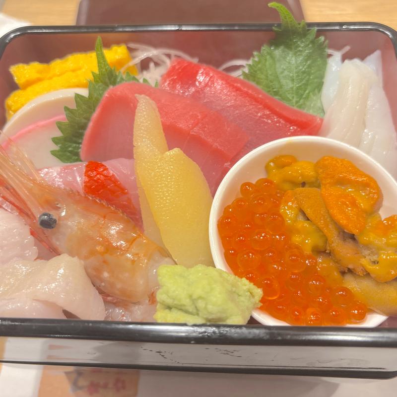 特上 ちらし寿司 二段重(寿司 築地日本海 赤羽店)