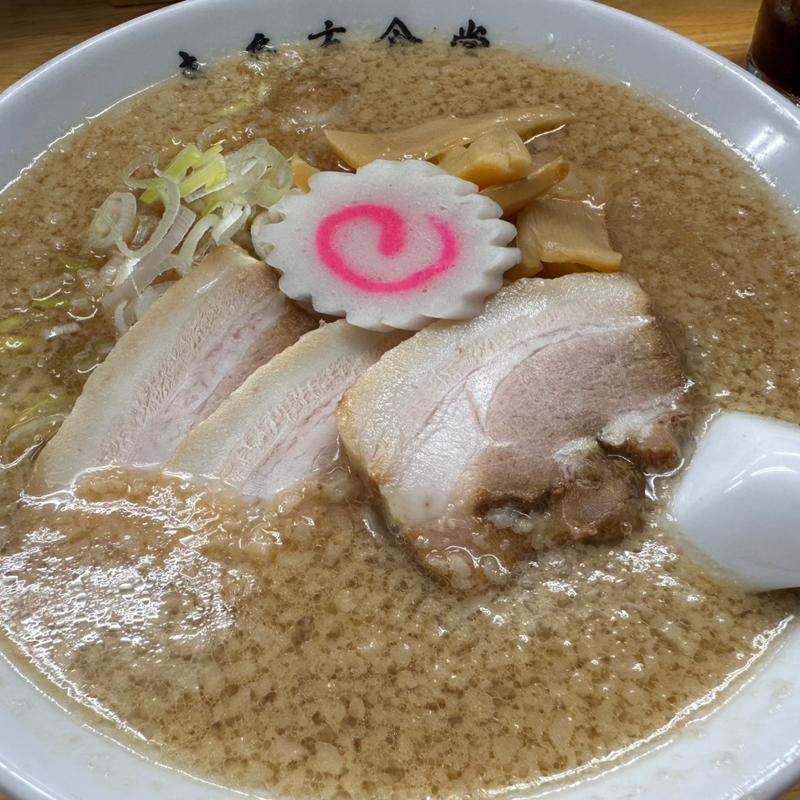 背脂醤油ラーメン(喜多方食堂 磯崎)