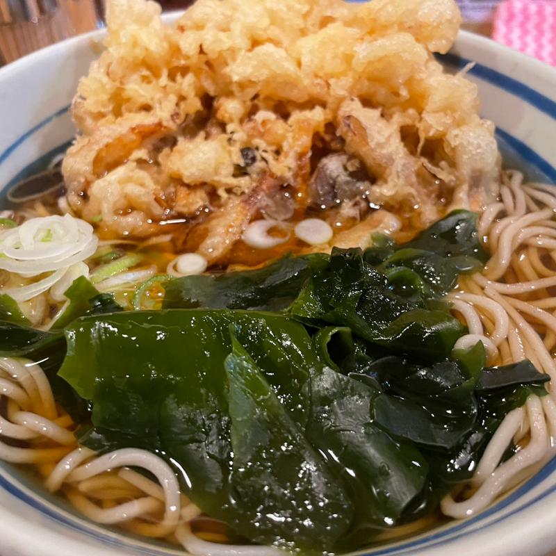 かき揚げそば(しぶそば 蒲田店)