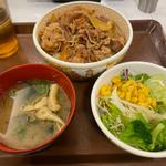 牛丼+サラダセット(すき家 城陽久世店 )