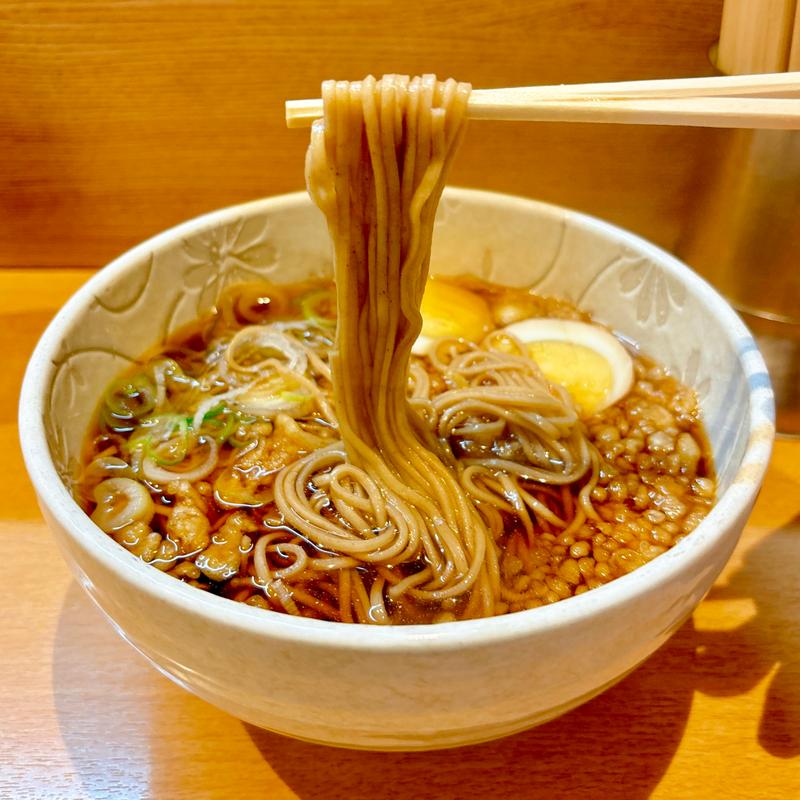 たぬきそば＋味付玉子(彩彩 )