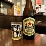 サッポロ赤星ラガー(大衆酒場 チャン栓チャン)