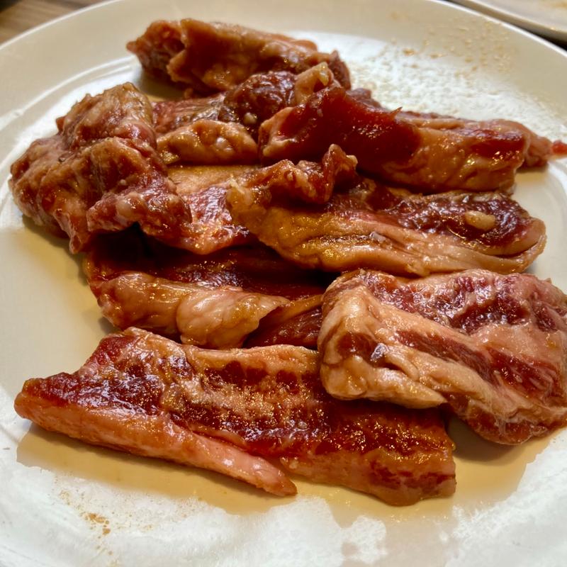 ランチカルビセット（お肉大盛）(国産牛焼肉くいどん 曳舟店)