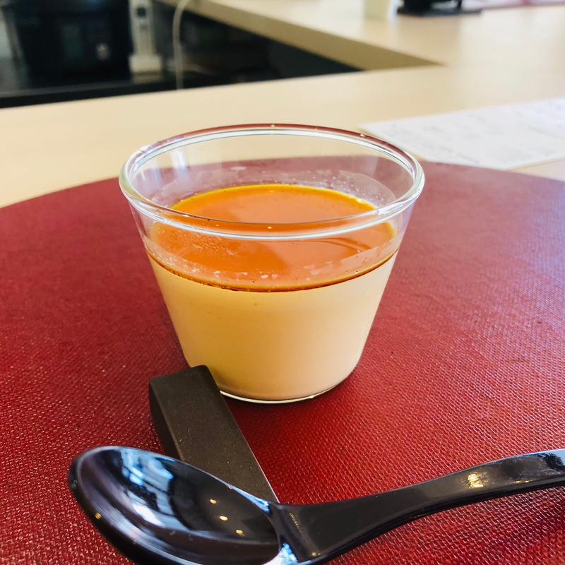 手作りプリン_鮮魚西京焼き膳(銀シャリ 中はら)