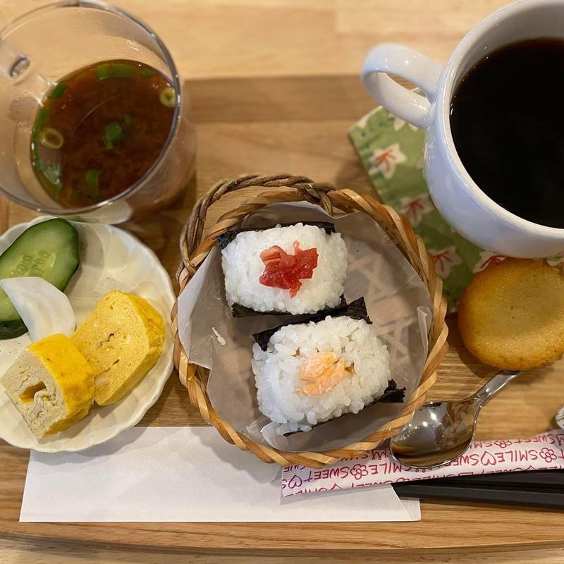 モーニングセット(おにぎりcafe SAWA)