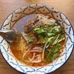 牛焼肉のせ汁麺