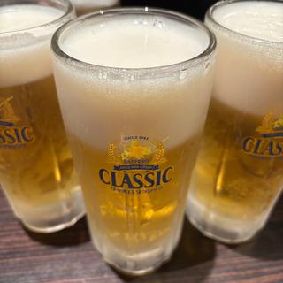 サッポロクラシック(炭火居酒屋 炎 すすきの プレイタウン店)