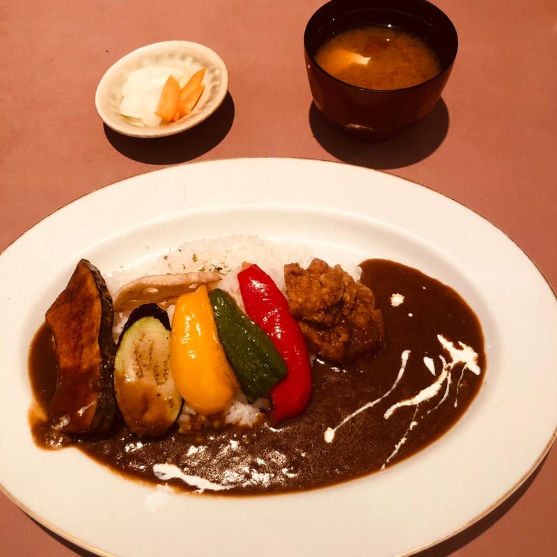 季節の野菜カレーライス(カフェみやび)