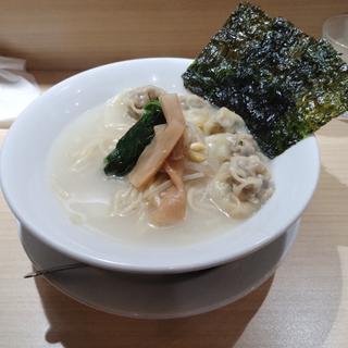 鳥白湯ワンタン麺