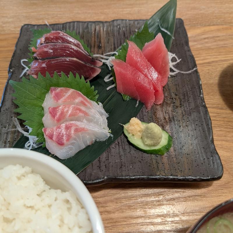 刺し盛定食(富の市)