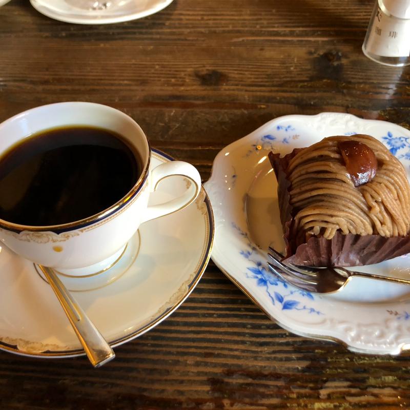 モンブラン(炭火焼珈琲 蔵)