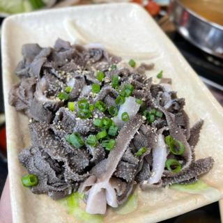 センマイ刺し(牛もつ鍋 川端)