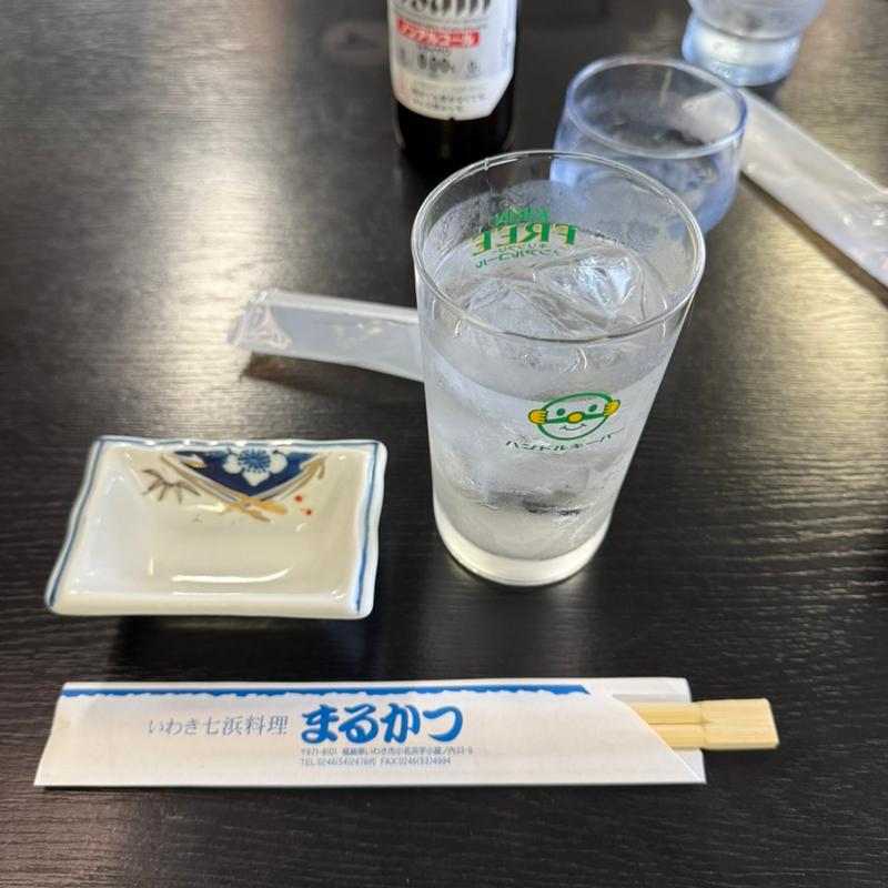 焼酎水割り(いわき七浜料理 まるかつ )