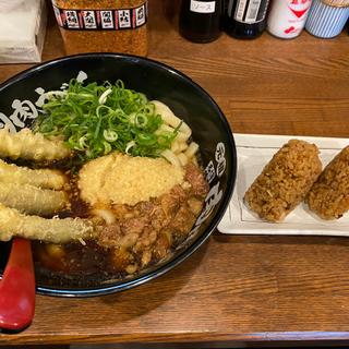 肉肉ごぼう天うどん(肉肉うどん 粕屋店)