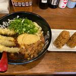 肉肉ごぼう天うどん