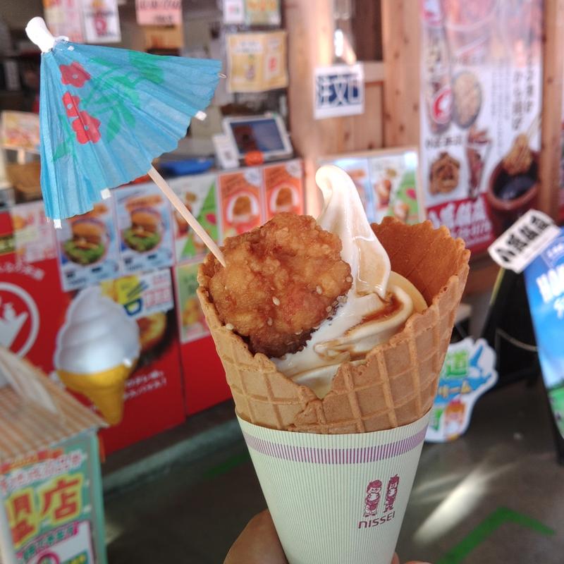 どぶ唐ソフト(八鶏飯蔵 上品の郷店)
