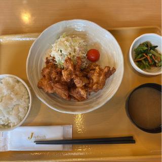 日替わり定食(唐揚げ)(ぬまだてハイツ)