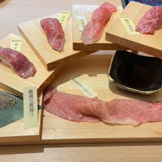 厳選 黒毛和牛肉寿司 5貫握り