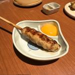卵黄つくね(タレ焼き)(坐松本)