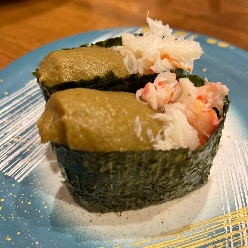 かにみそ(回転さかなや鮨　魚忠 今池店 （うおちゅう）)