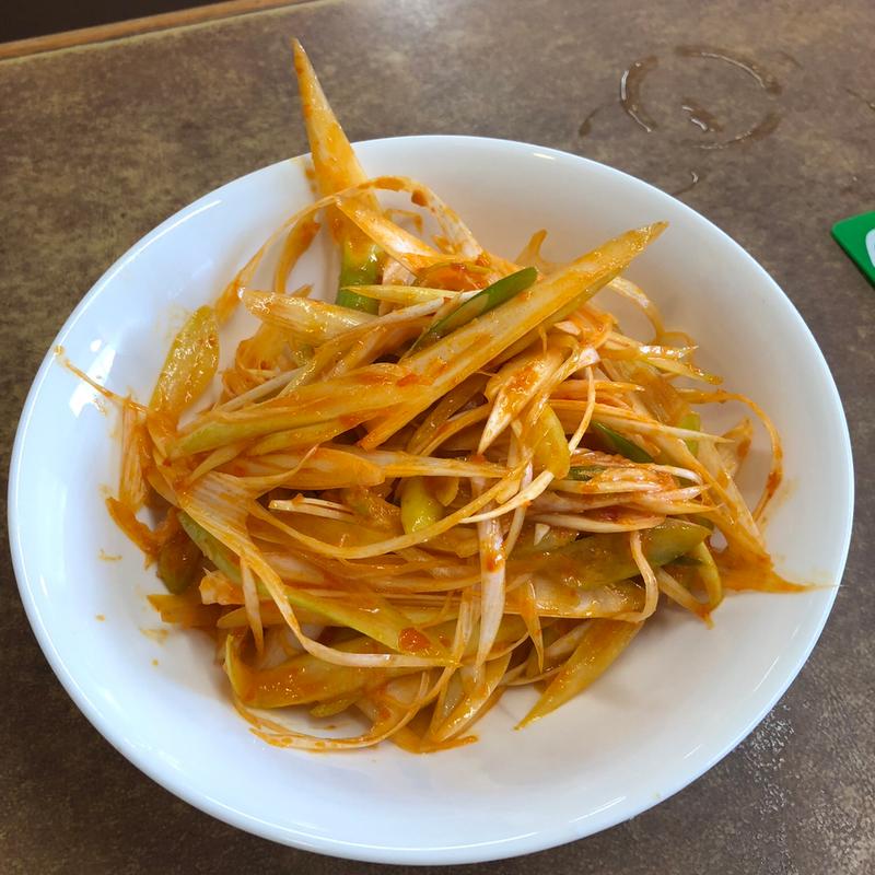 辛ネギ【別皿】(くるまやラーメン 足利店)