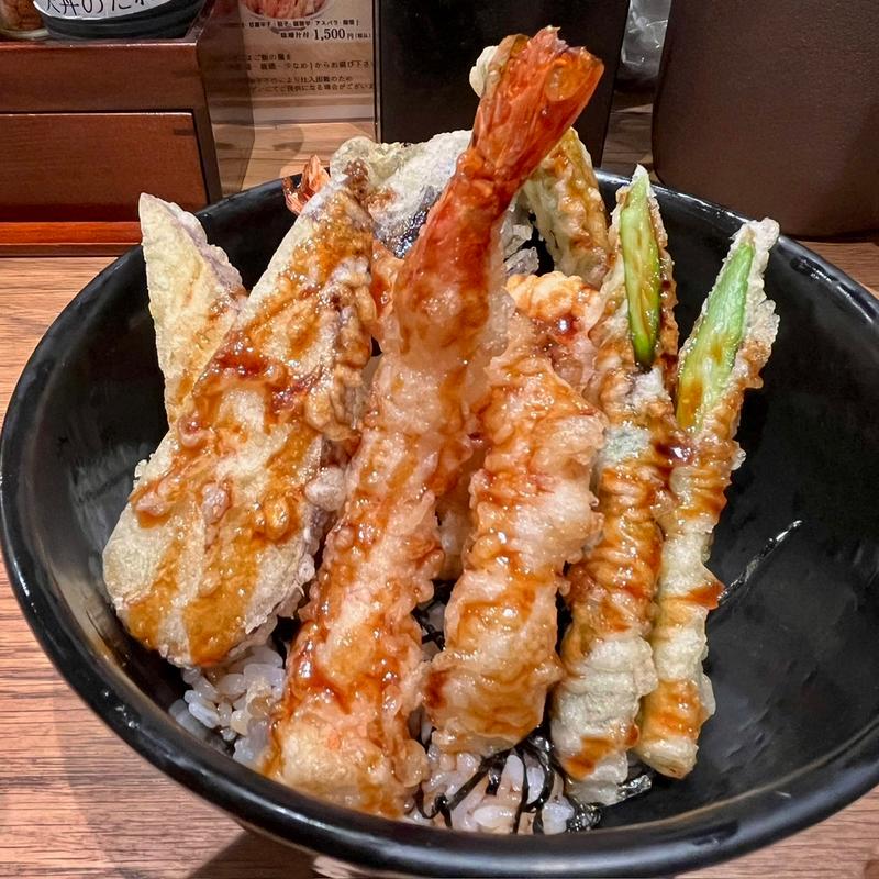 野菜天丼(天寅 渋谷スクランブルスクエア店)