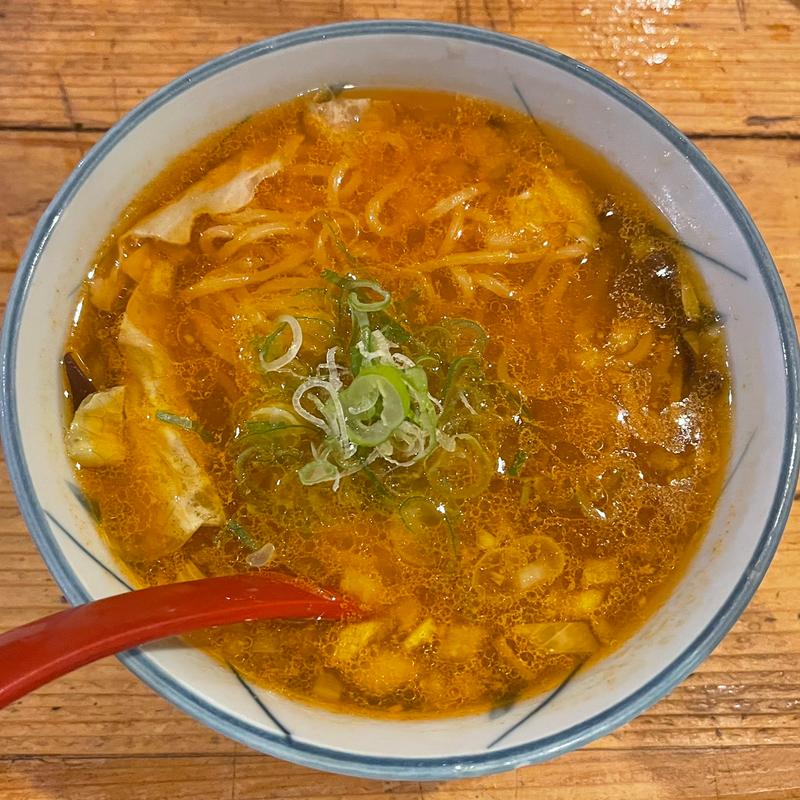 鳥だしラーメン（辛味噌・麺ハーフ）(はじめ )