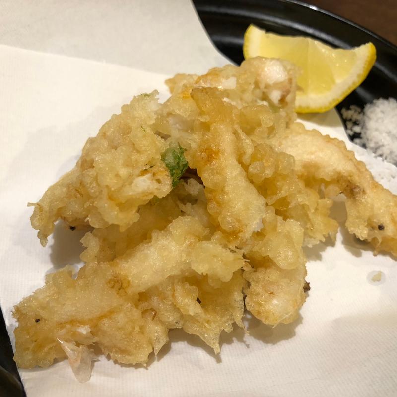 かき揚げ(手打蕎麦 いしおか)