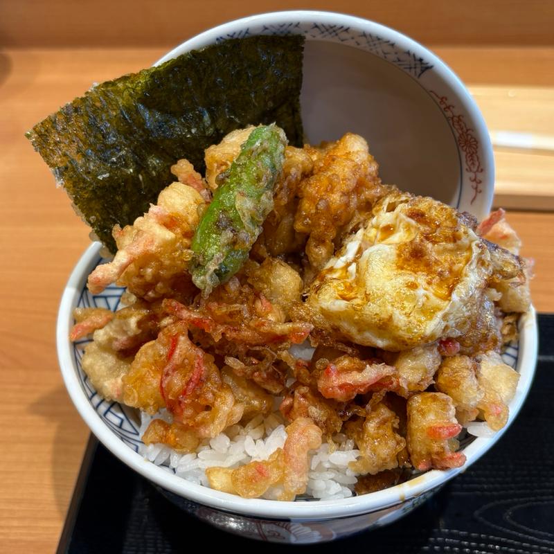 バラ天丼(天丼はま田 三郷中央店)