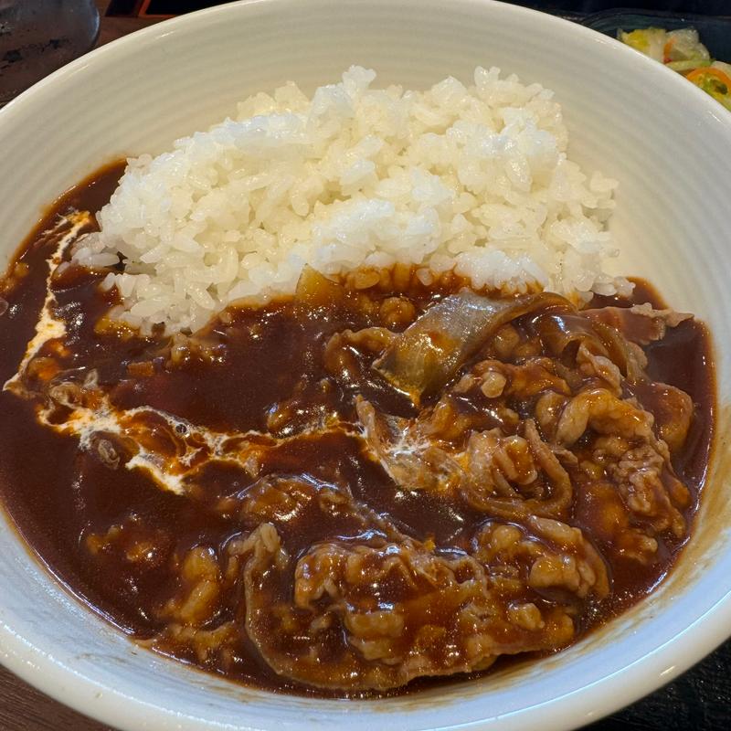 肉だく牛ハヤシライス(吉野家 天下茶屋店)