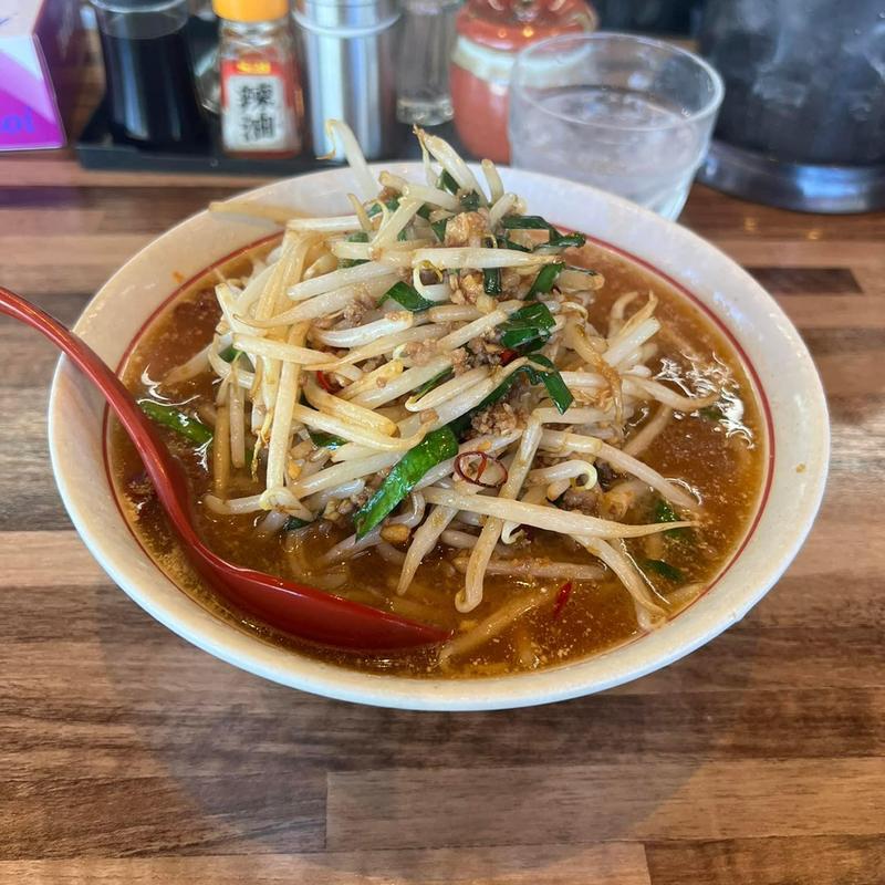 台湾ラーメン 野菜マシ チョイ辛(台湾らーめん江楽)