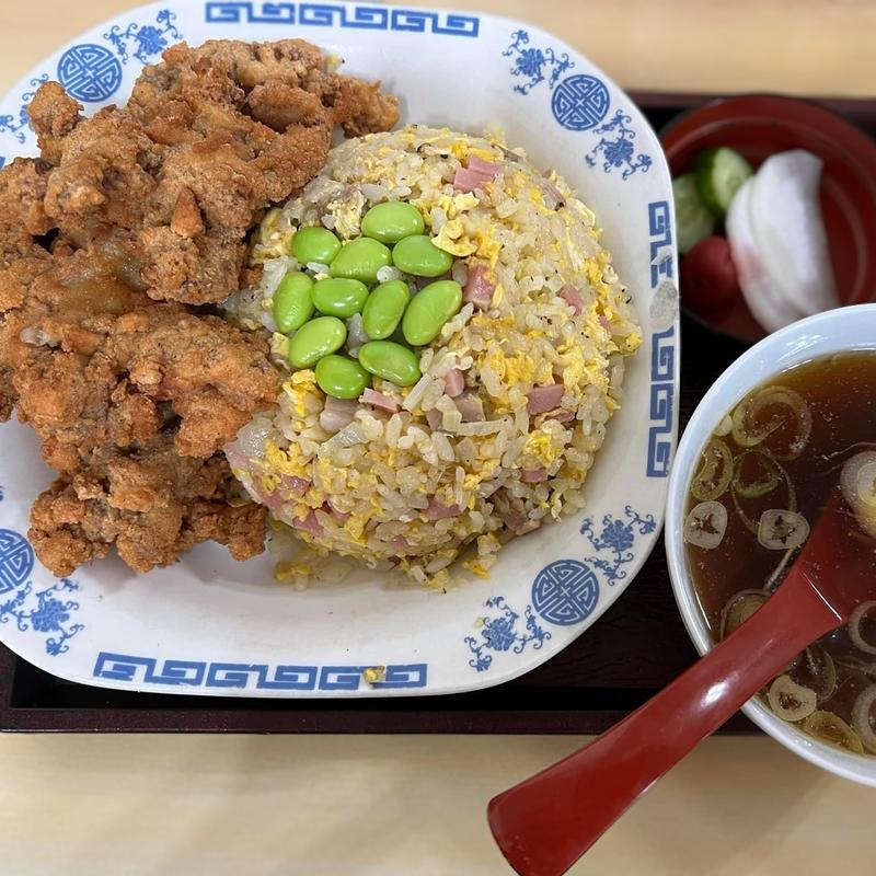 豚肉唐揚げチャーハン(中華料理 タカノ)