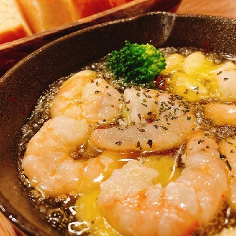 エビのアヒージョ(肉バル×アヒージョ Trim 北浦和店)