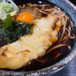 月見いか天そば