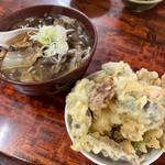 天ぷらそば(お休処 やすらぎ)