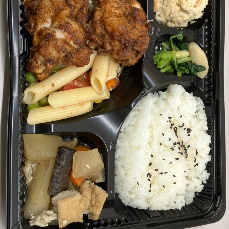 日替わり弁当手羽先唐揚げ(テイクアウト&デリ musha)