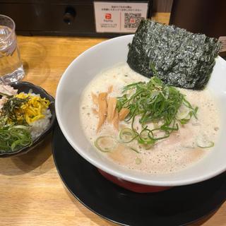 ランチセット鶏白湯味噌（鶏飯）(鶏白湯RAMEN芦屋焔)
