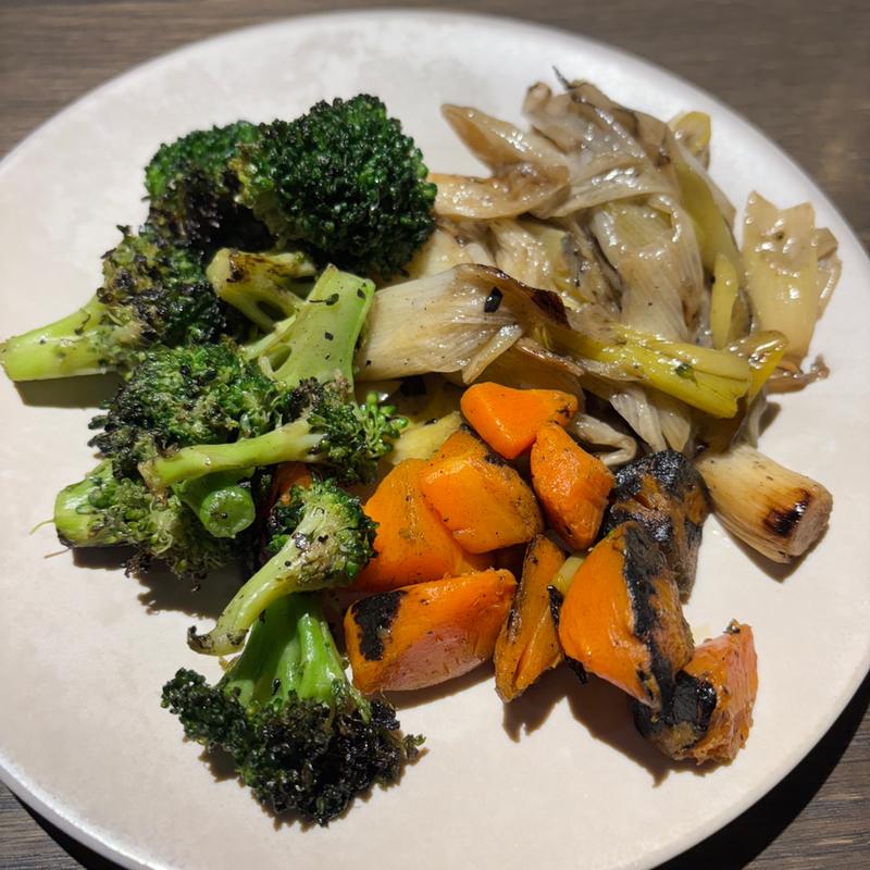 薪焼き野菜　ブロッコリー　長葱　人参(Smoke Door)